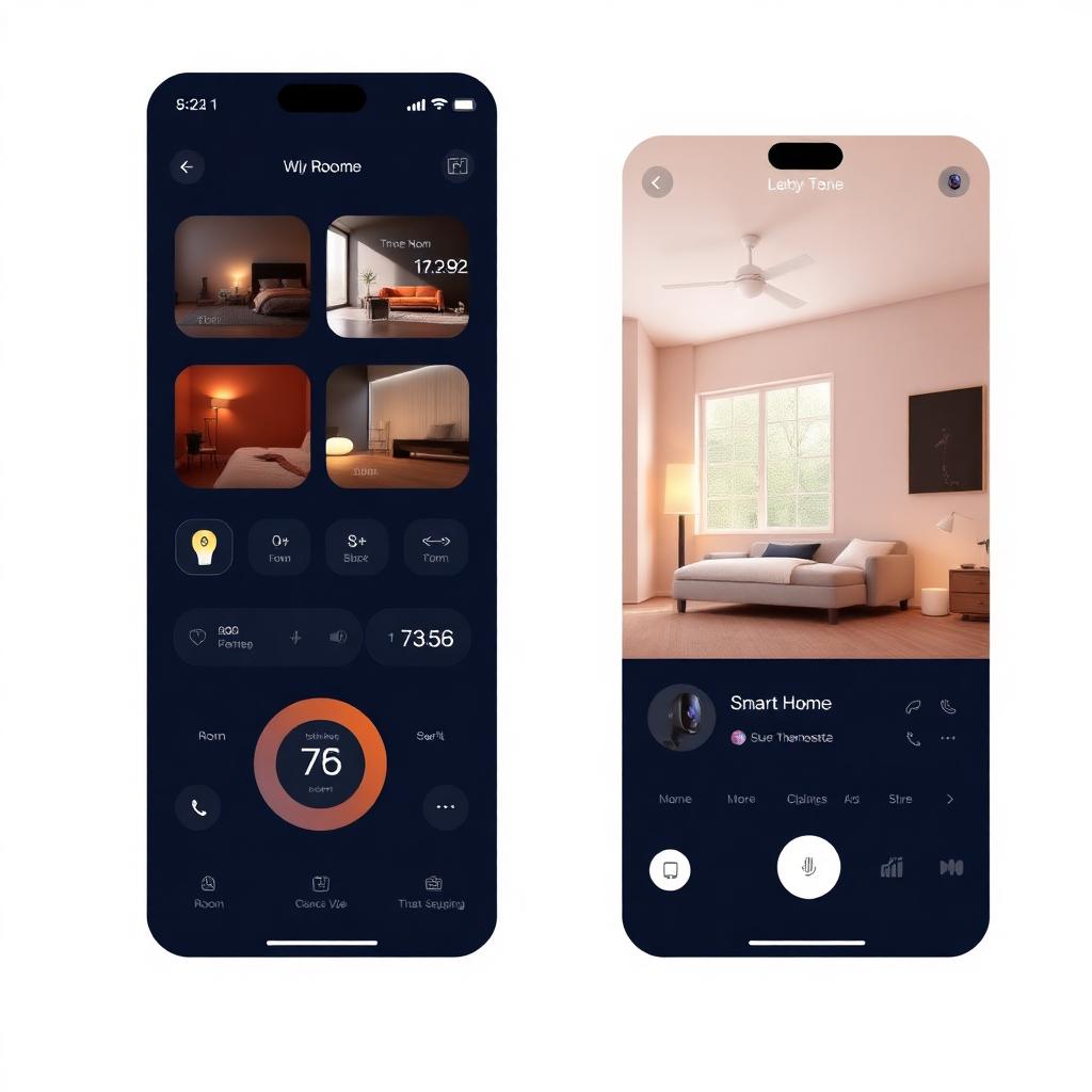 SmartHome AI — AI Smart Home Control Platform concept mockup